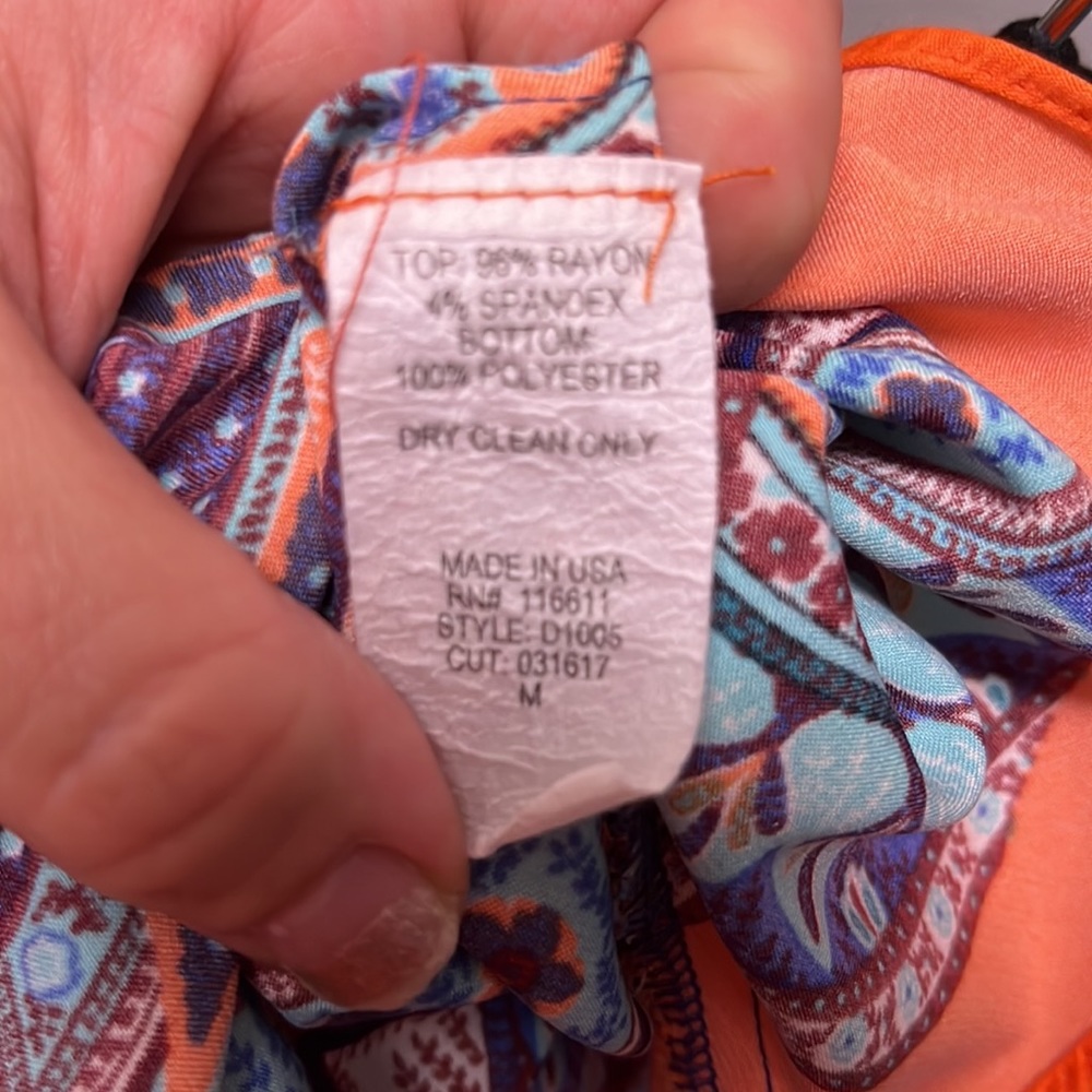 Nordstrom- Maternal America Maternity Dress- Gently used.  Silk type skirt - Picture 7 of 7